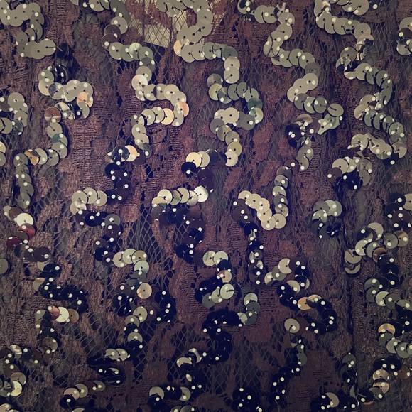 Vintage mini ruffle lace dress sz 4 - Picture 4 of 6